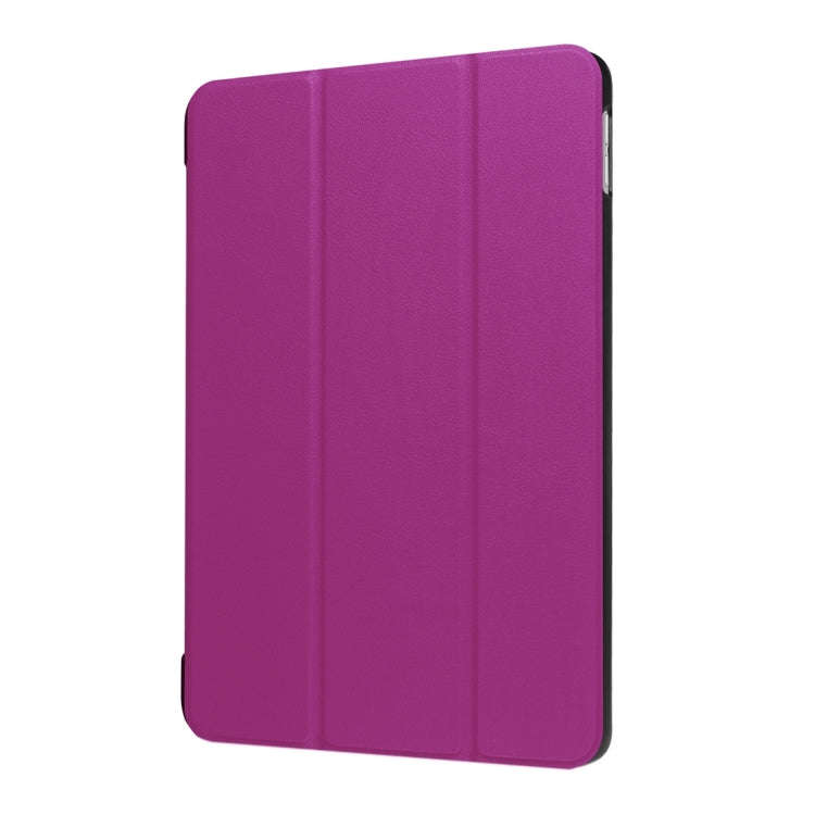 For iPad 9.7 (2018) & iPad 9.7 (2017) Custer Texture Horizontal Flip Leather Case with Three-fold...