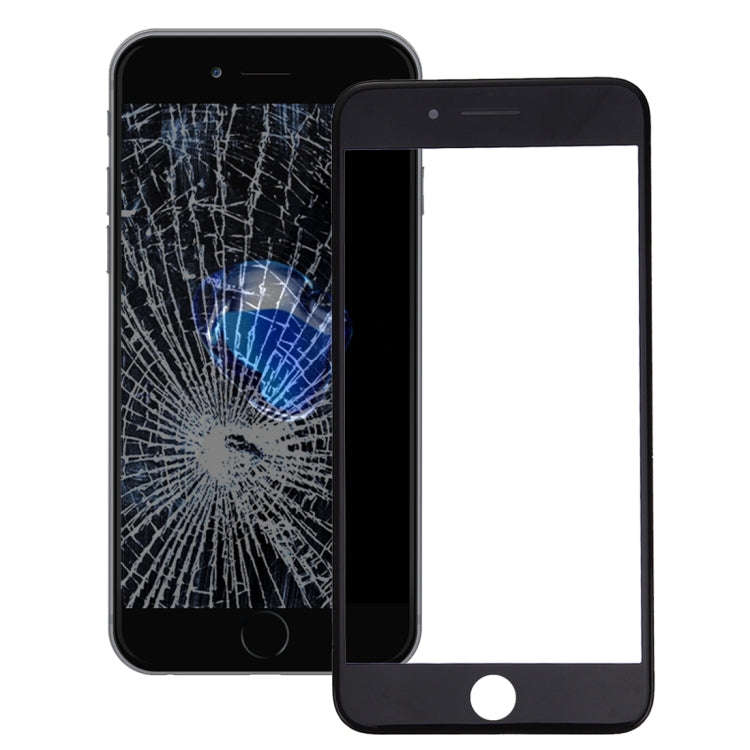 2 in 1 for iPhone 7 (Original Front Screen Outer Glass Lens + Original Frame), For iPhone 7 Origi...