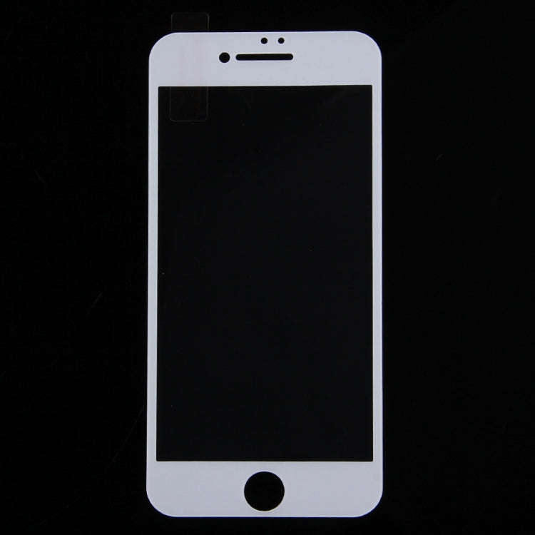 For iPhone 7 Silk Printing Screen Protector 0.26mm 9H Surface Hardness 2.5D Explosion-proof Tempe...