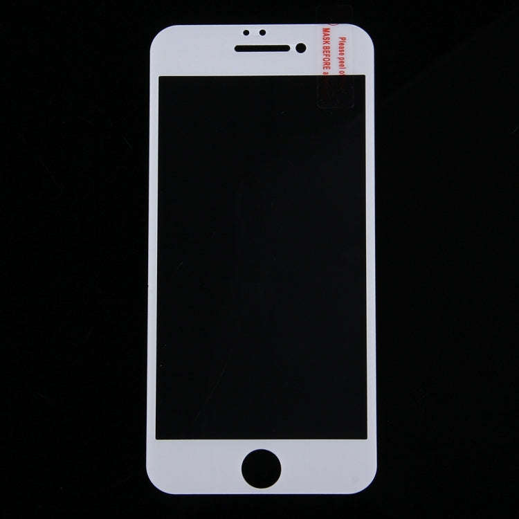 For iPhone 7 Silk Printing Screen Protector 0.26mm 9H Surface Hardness 2.5D Explosion-proof Tempe...