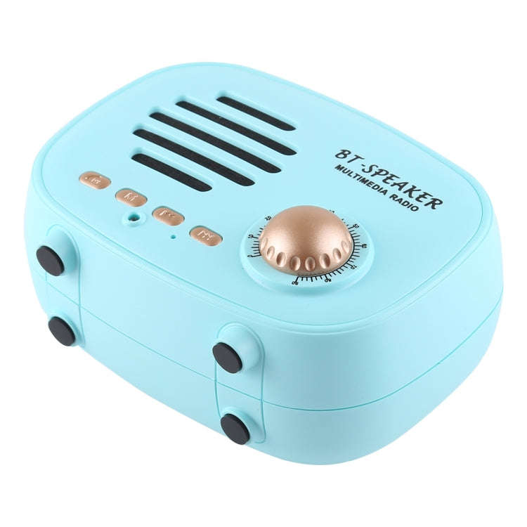 Q108 Retro Mini Wireless Bluetooth Speaker, Support Hands-free / TF Card / U disk / FM