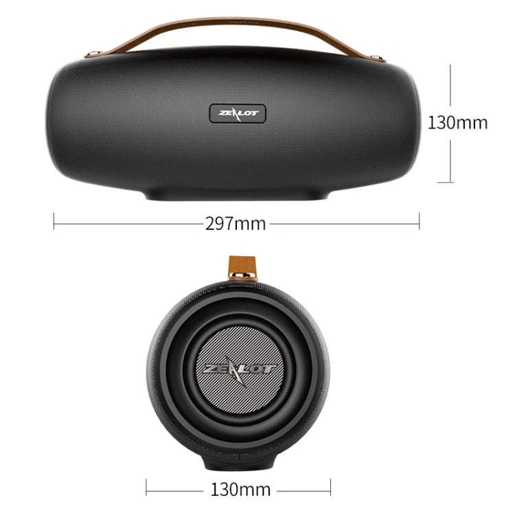 ZEALOT S27 Multifunctional Bass Wireless Bluetooth Speaker, Built-in Microphone, Support Bluetoot...