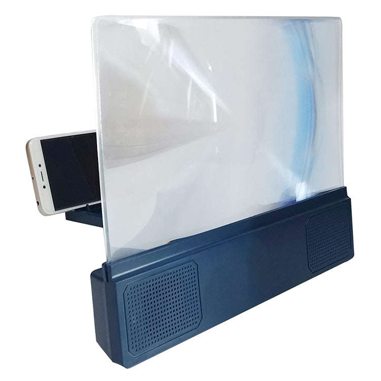 F5 12 inch Universal Mobile Phone Screen Amplifier HD Video Amplifier with Stand & Speaker, Charg...