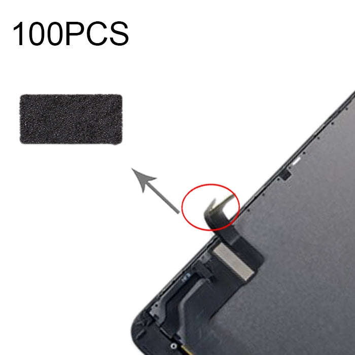 100 PCS LCD Display Flex Cable Cotton Pads for iPhone 7, For iPhone 7