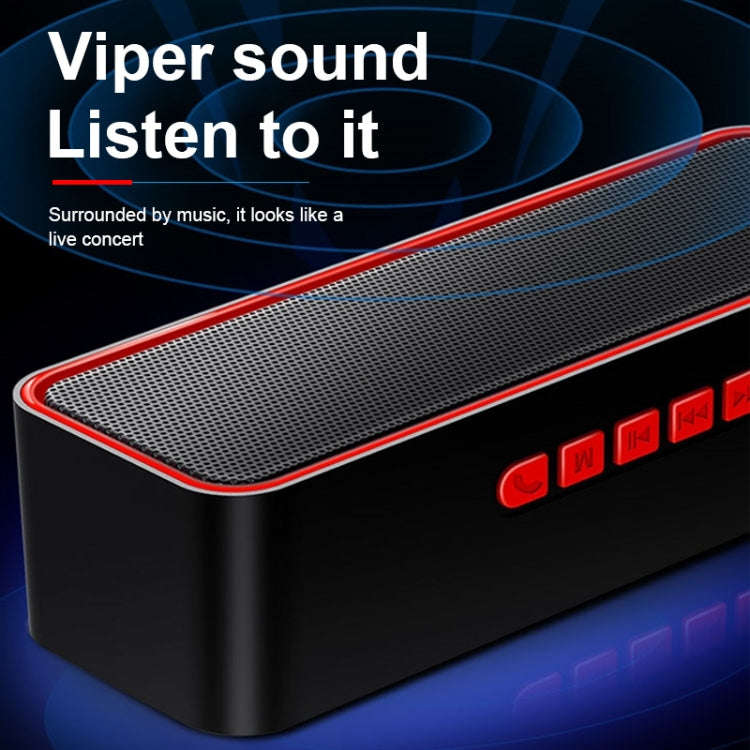 SC211 Portable Subwoofer Wireless Bluetooth Speaker Bluetooth 5.0, Support TF Card & U Disk & 3.5...