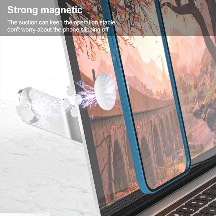 R-JUST SJ05-3 Multi-function Laptop Magnetic Expanded Metal Holder, SJ05-3 Silver, SJ05-3 Green, ...