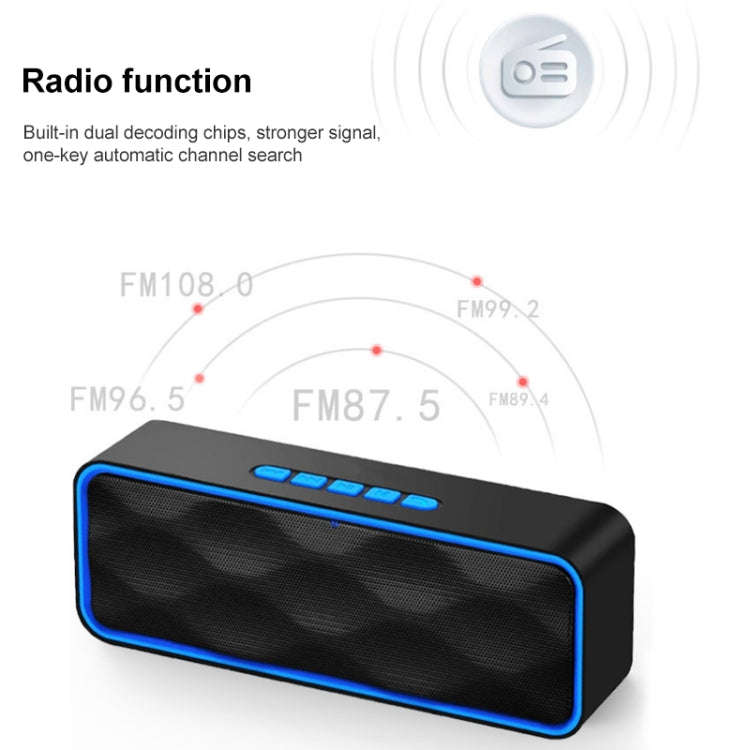 SC211 Pro Outdoor Multi-function Card Wireless Bluetooth Speaker Standard Edition, SC211 Pro Stan...