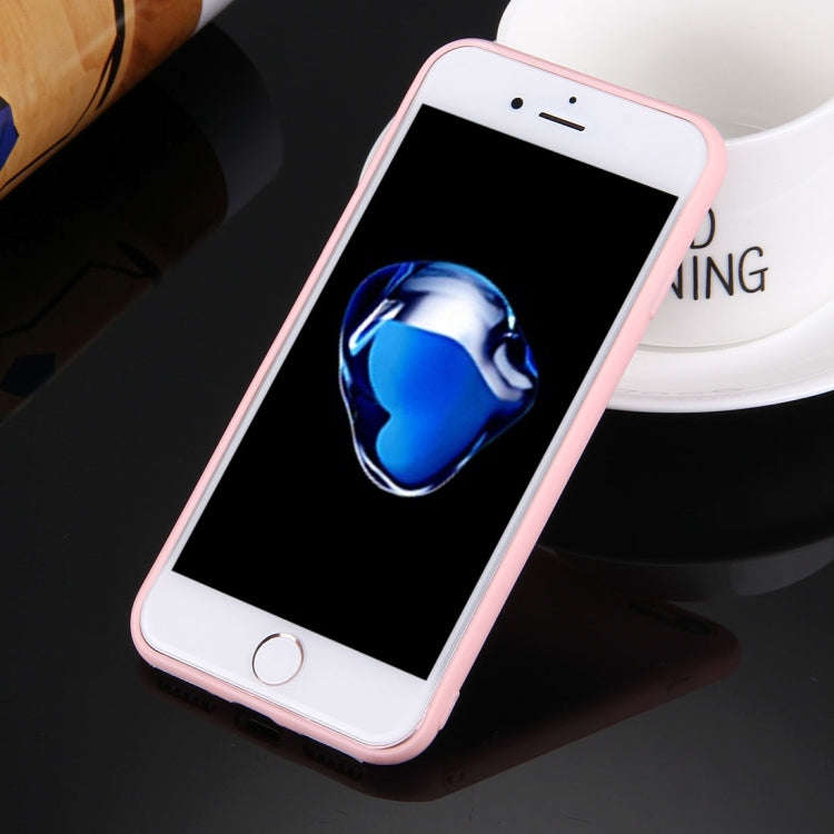 For  iPhone 8 & 7  Solid Color TPU Protective Case Without Round Hole