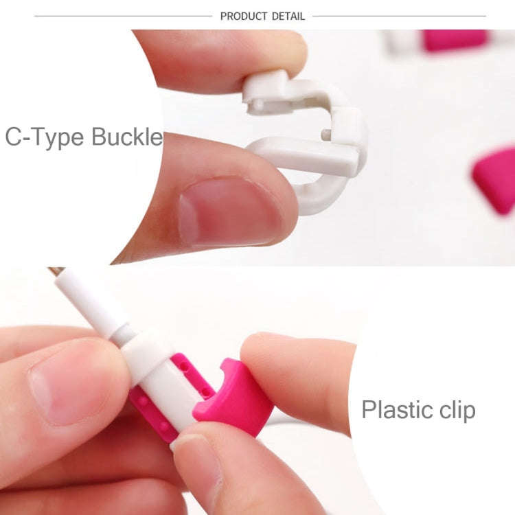 100 PCS Earphone Headphone Wire Cable Line Protective Cover Winder Cord Wrap Organizer, Random Co...