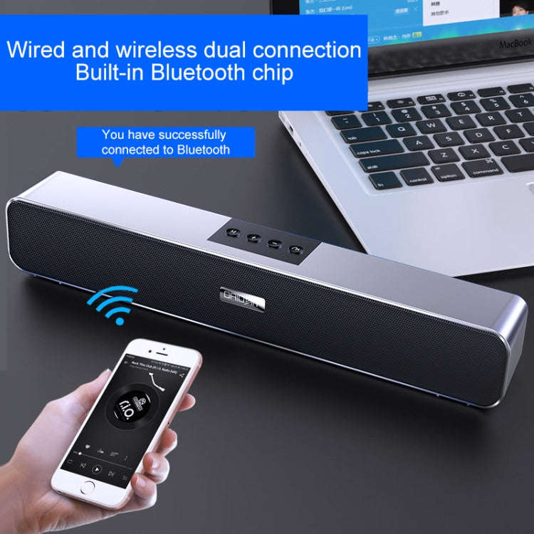 YINDIAO A36 Bluetooth 5.0 Smart Subwoofer Computer Wireless Bluetooth Speaker, Bluetooth Upgrade ...