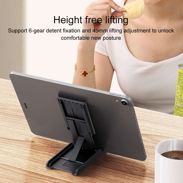 USAMS US-ZJ073 Retractable Folding Desktop Tablet Phone Holder, US-ZJ073