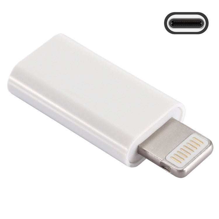 ENKAY Hat-Prince HC-6 Mini ABS USB-C / Type-C 3.1 to 8 Pin Port Connector Adapter(White), Black, ...