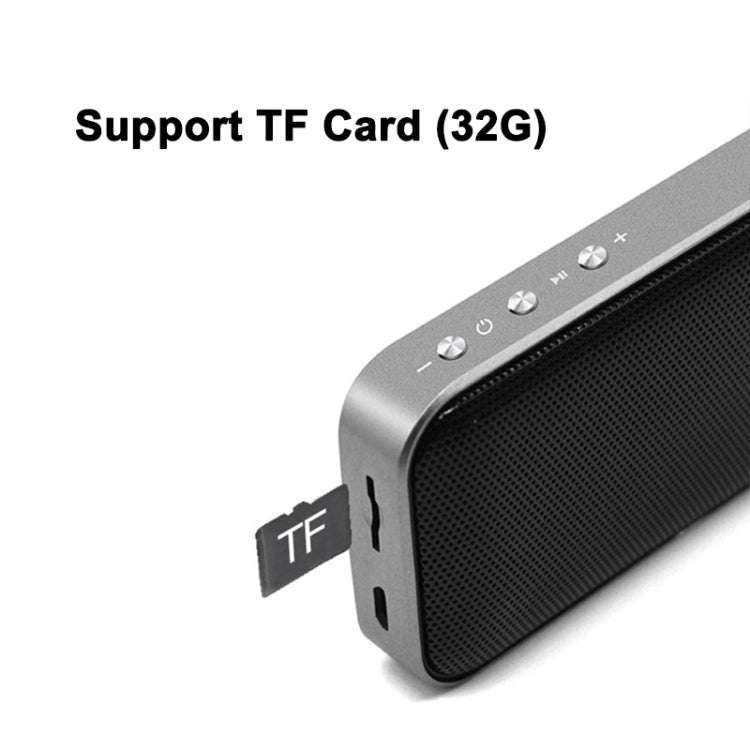 BT209 Outdoor Portable Ultra-thin Mini Wireless Bluetooth Speaker, Support TF Card & Hands-free C...