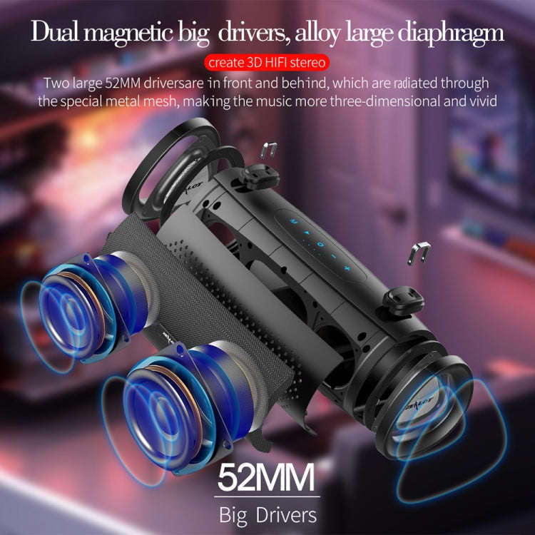 ZEALOT S38 Portable Subwoofer Wireless Bluetooth Speaker with Built-in Mic, Support Hands-Free Ca...