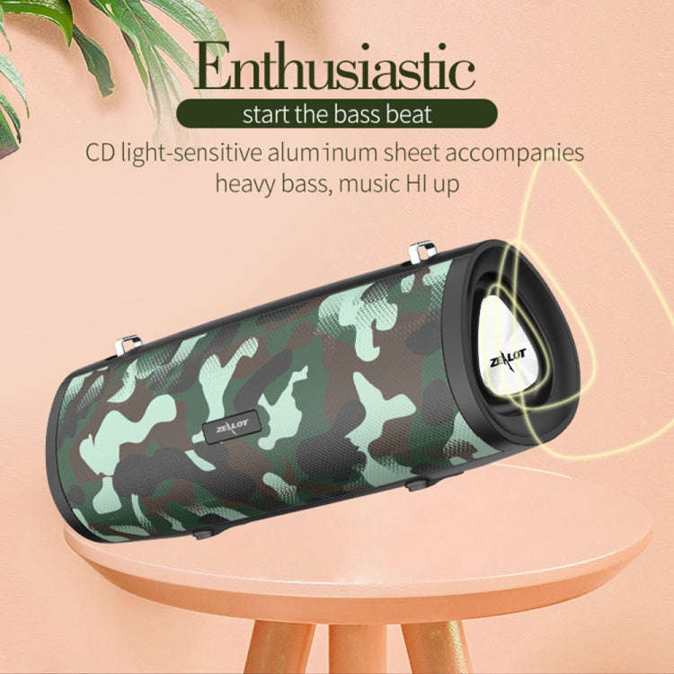 ZEALOT S38 Portable Subwoofer Wireless Bluetooth Speaker with Built-in Mic, Support Hands-Free Ca...
