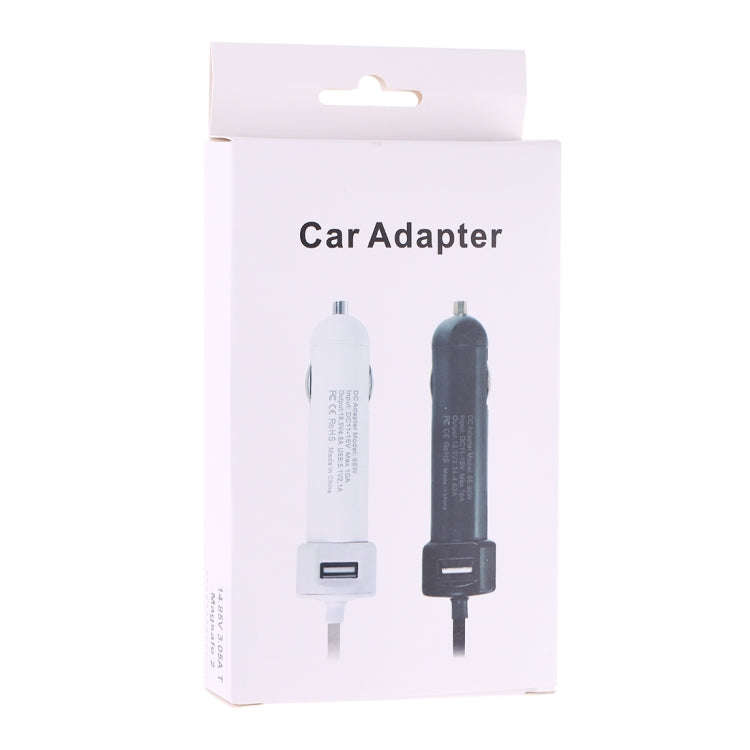 60W 5.1V 2.1A USB Interface Car Charger with 16.5V 3.65A L MagSafe Interface Data Cable, 16.5V 3....