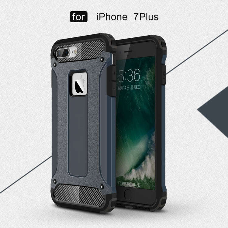 For iPhone 8 Plus & 7 Plus   Tough Armor TPU + PC Combination Case, For iPhone 7 Plus