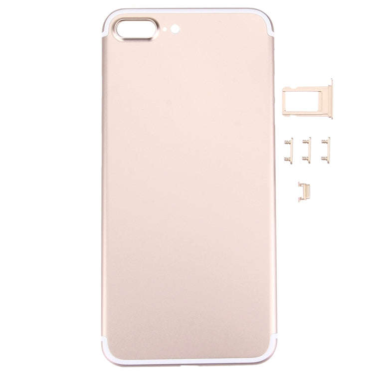 5 in 1 for iPhone 7 Plus (Back Cover + Card Tray + Volume Control Key + Power Button + Mute Switc...