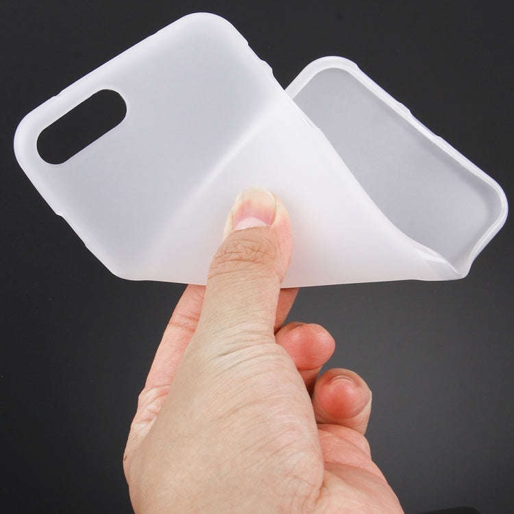 For iPhone 8 Plus & 7 Plus   Solid Color TPU Protective Back Cover Case