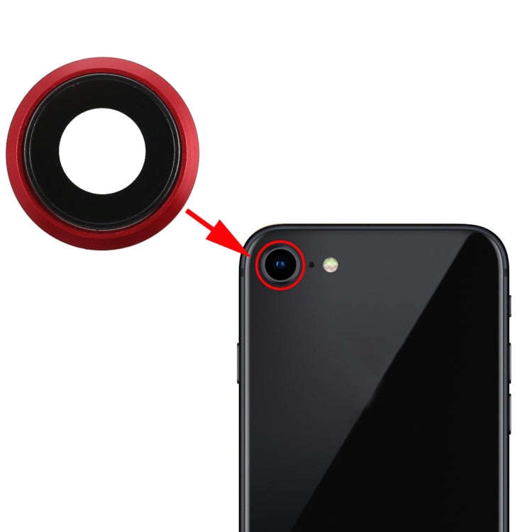 Back Camera Bezel with Lens Cover for iPhone 8, For iPhone 8