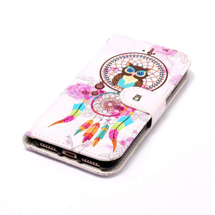 For iPhone 8 & 7 Embossed Horizontal Flip Leather Case with Holder & Card Slots & Wallet & Photo ...