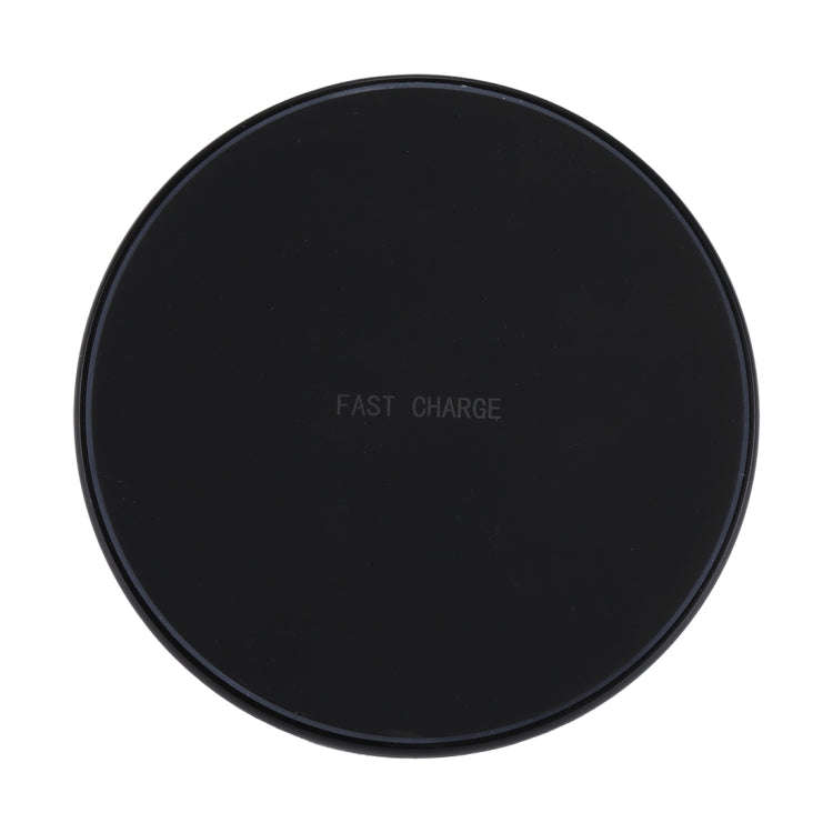 DC 9V 1.67A / 5V 1A Universal Round Shape Qi Standard Fast Wireless Charger with Indicator Light,...