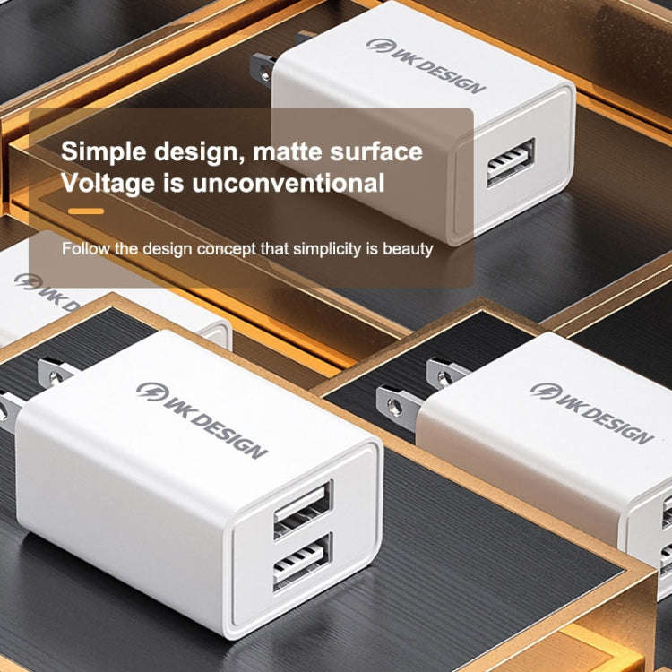 WK WP-U118 10W Single USB Port Travel Charger Power Adapter, US Plug, WP-U118 US Plug