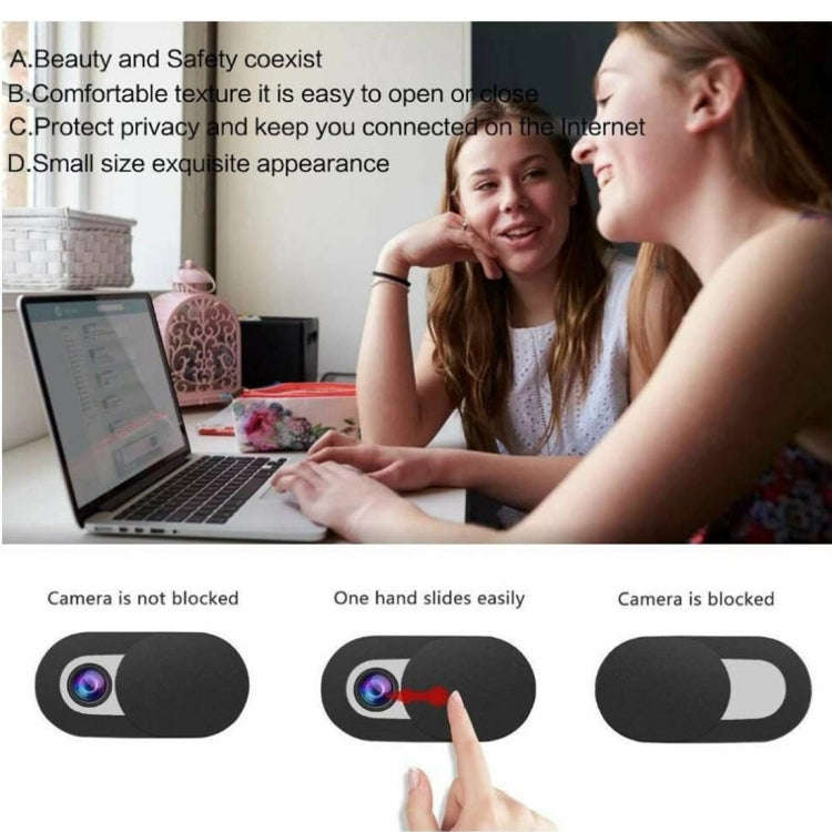 3 PCS Universal Ultra-thin Design Magnet WebCam Cover Camera Cover for Desktop, Laptop, Tablet, P...