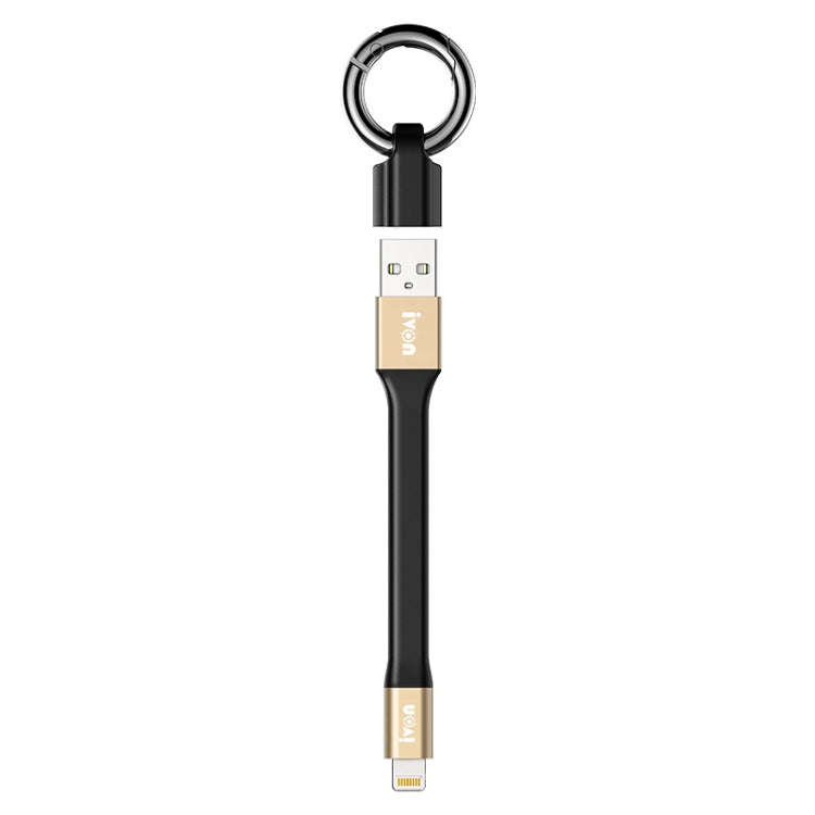 IVON CA90 2.4A USB to 8 Pin Portable Data Cable with Ring, Length: 14.5cm, 8 Pin