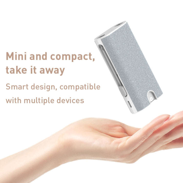 Q6 5 in 1 Wireless Earphone Charging Box Mobile Phone Screen Cleaning Kit, Q6