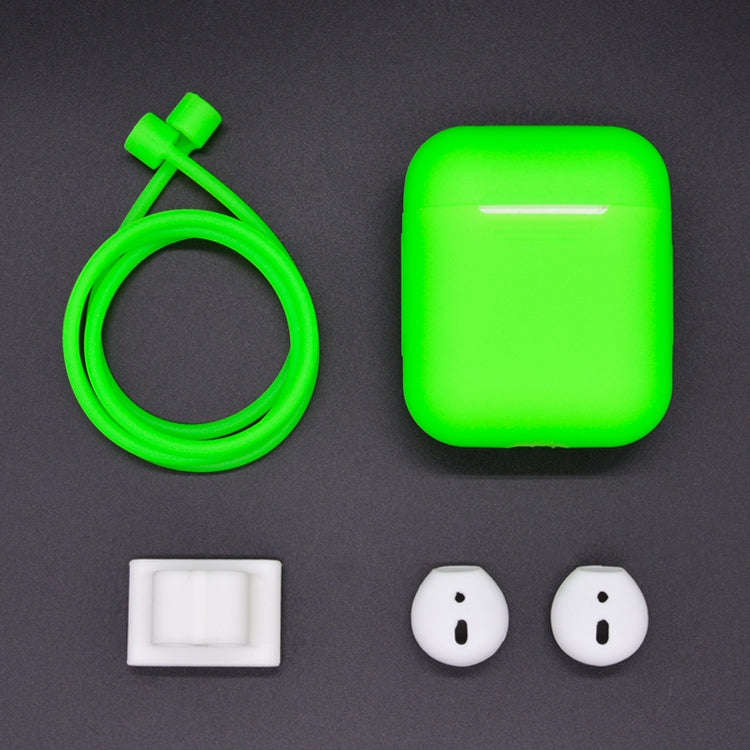 Anti-lost Rope + Silicone Case + Earphone Hang Buckle + Earplug Cover Bluetooth Wireless Earphone...
