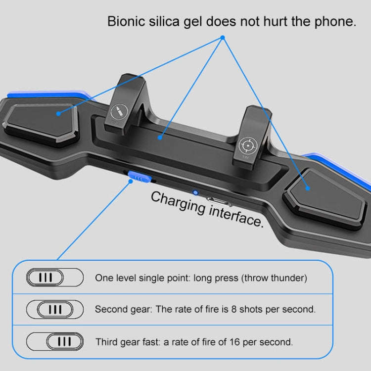 AK01 Eating Chicken Handle Shooting Auxiliary Game Handle Connect A Little Capacitor to Eat Chick...