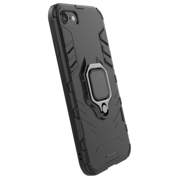 PC + TPU Shockproof Protective Case for iPhone 8 Plus & 7 Plus, with Magnetic Ring Holder, For 8P...