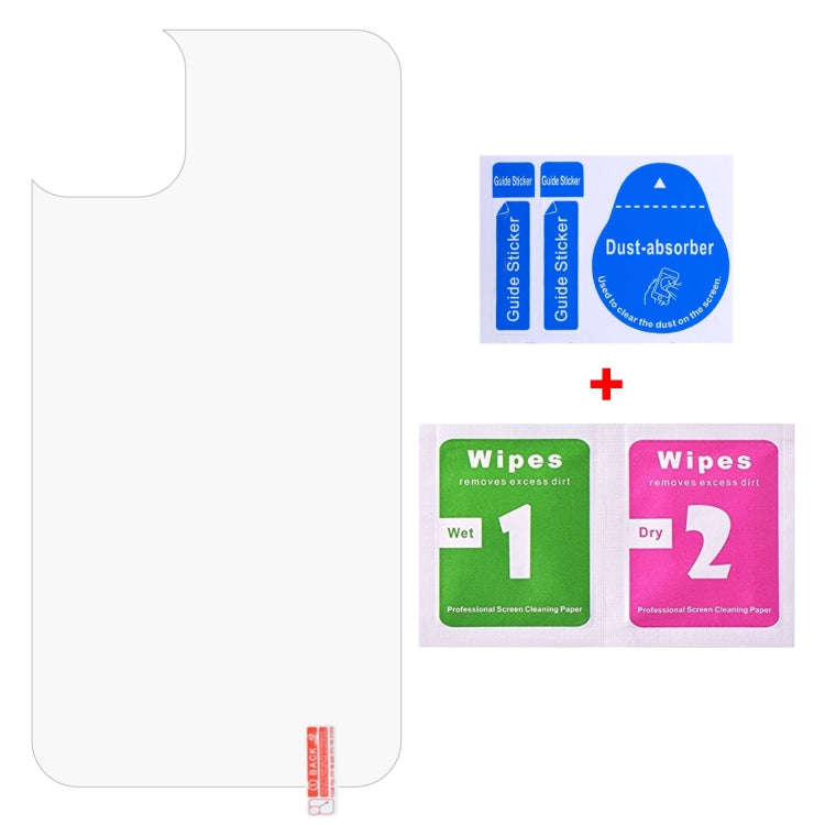 For iPhone 11 Pro Max 9H 2.5D Half - Screen Transparent Mobile Phone Tempered Glass Film Back Fil...