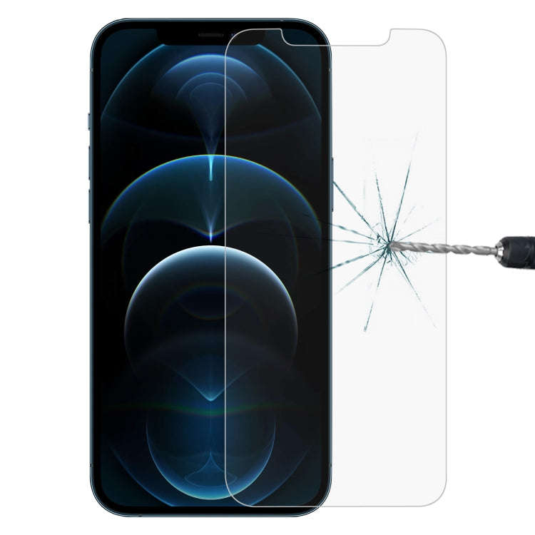 For iPhone 12 Pro Max 0.26mm 9H 2.5D Tempered Glass Film (Slotted), For iPhone 12 Pro Max