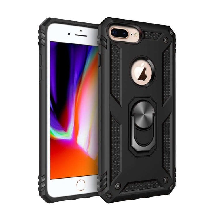 Sergeant Armor Shockproof TPU + PC Protective Case for iPhone 7 / 8 Plus, with 360 Degree Rotatio...