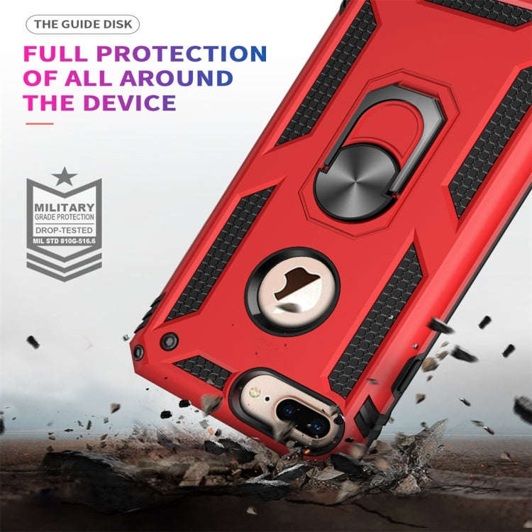 Sergeant Armor Shockproof TPU + PC Protective Case for iPhone 7 / 8 Plus, with 360 Degree Rotatio...