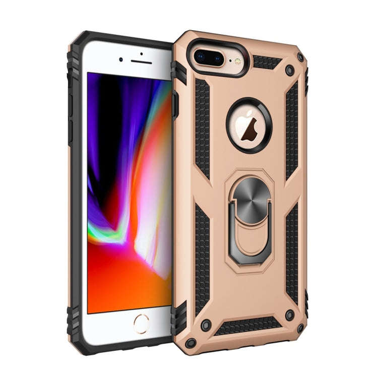 Sergeant Armor Shockproof TPU + PC Protective Case for iPhone 7 / 8 Plus, with 360 Degree Rotatio...
