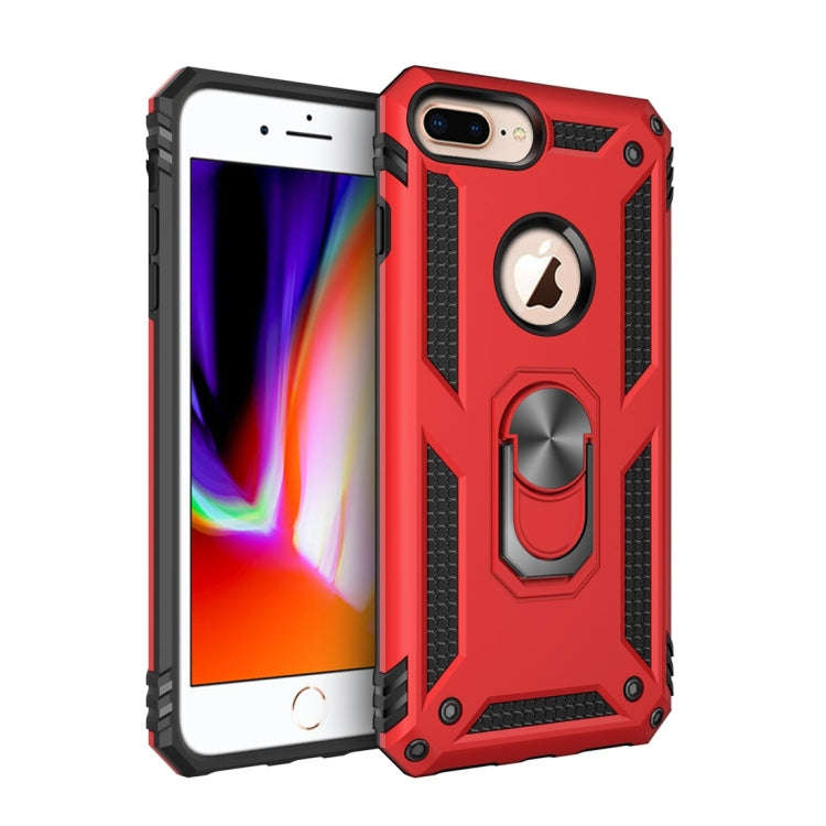 Sergeant Armor Shockproof TPU + PC Protective Case for iPhone 7 / 8 Plus, with 360 Degree Rotatio...