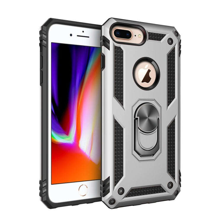 Sergeant Armor Shockproof TPU + PC Protective Case for iPhone 7 / 8 Plus, with 360 Degree Rotatio...