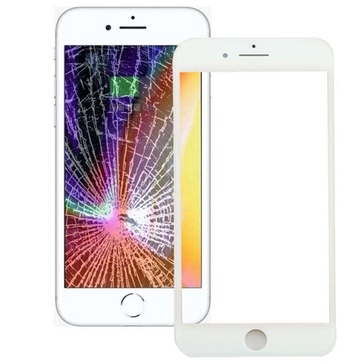 for iPhone 8 Plus Front Screen Outer Glass Lens with Front LCD Screen Bezel Frame, For iPhone 8 P...