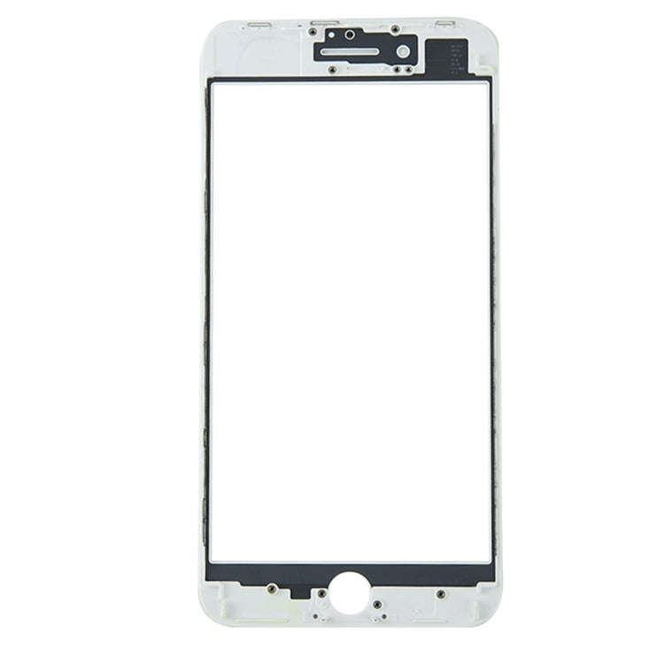 for iPhone 8 Plus Front Screen Outer Glass Lens with Front LCD Screen Bezel Frame, For iPhone 8 P...