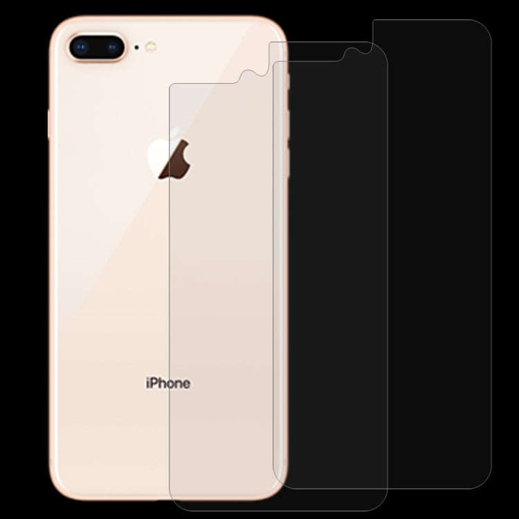 2 PCS for iPhone 8 Plus & 7 Plus 0.3mm 9H Surface Hardness 2.5D Curved Edge Explosion-proof Premi...