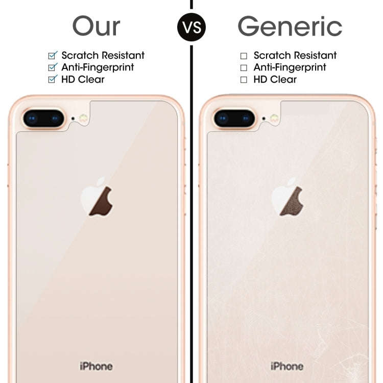 2 PCS for iPhone 8 Plus & 7 Plus 0.3mm 9H Surface Hardness 2.5D Curved Edge Explosion-proof Premi...