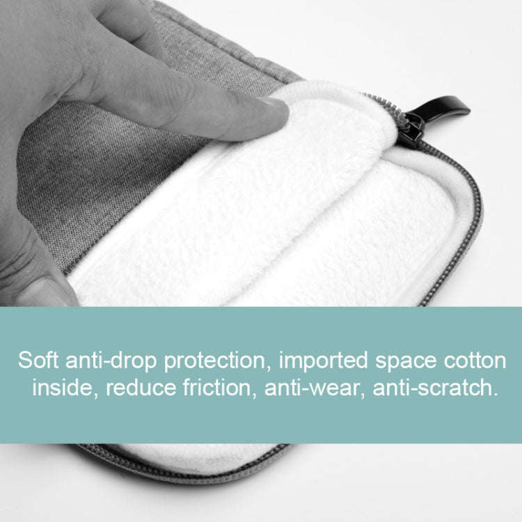 Shockproof Canvas + Space Cotton + Plush Protective Bag for iPad Mini 5 2019