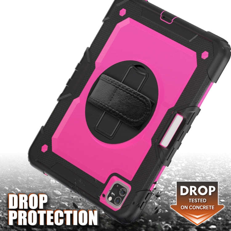 For iPad Pro 11 inch (2018) / Pro 11 inch (2020) Shockproof Black Silica Gel + Colorful PC Protec...
