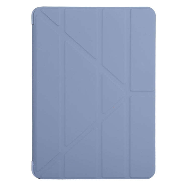 Millet Texture PU+ Silicone Full Coverage Leather Case with Multi-folding Holder for iPad Air (20...