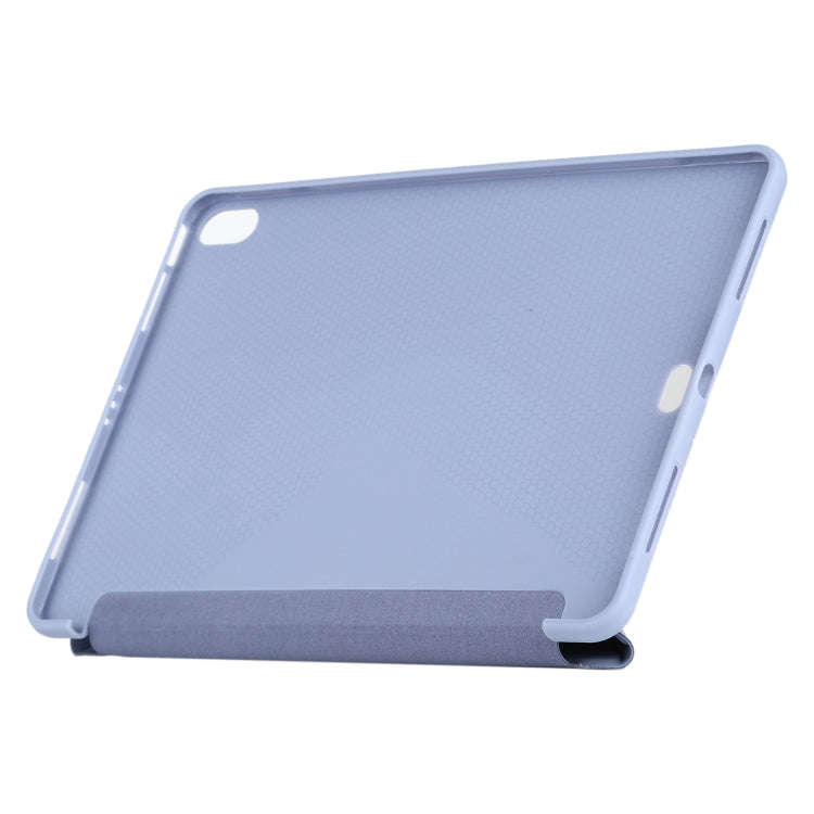 Millet Texture PU+ Silicone Full Coverage Leather Case with Multi-folding Holder for iPad Air (20...