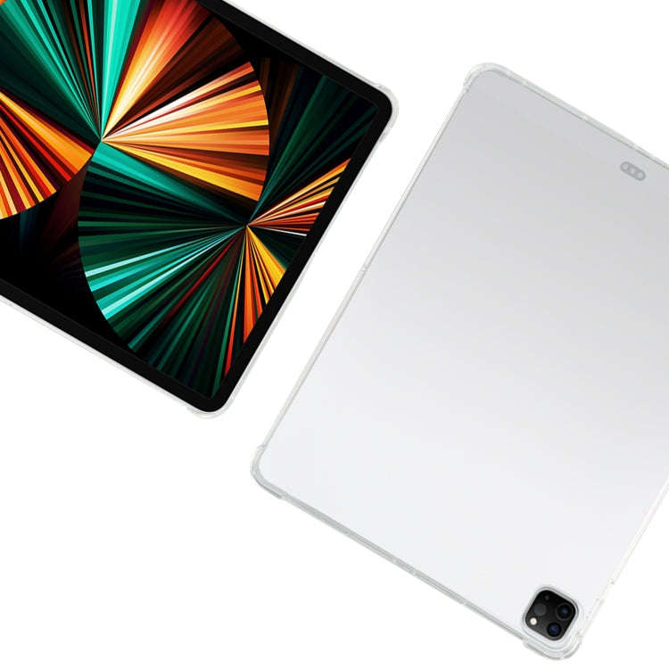 For iPad Pro 12.9 2022 / 2021 Four-corner Airbag Anti-drop Transparent Protective Tablet Case wit...