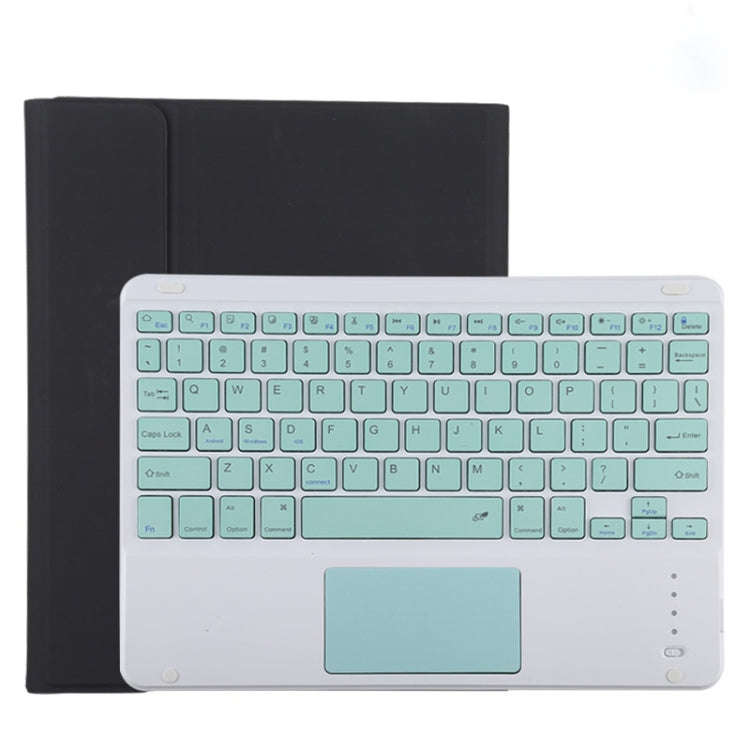 TG11BC Detachable Bluetooth Green Keyboard Microfiber Leather Tablet Case for iPad Pro 11 inch (2...